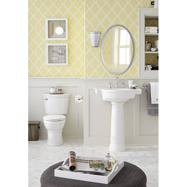 American Standard Retrospect White Ceramic UShaped Console Bathroom